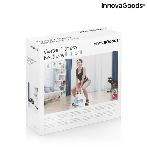 Kettlebell à remplir d'eau pour l'entraînement physique avec son Guide d'Exercices