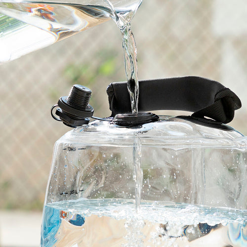 Kettlebell à remplir d'eau pour l'entraînement physique avec son Guide d'Exercices